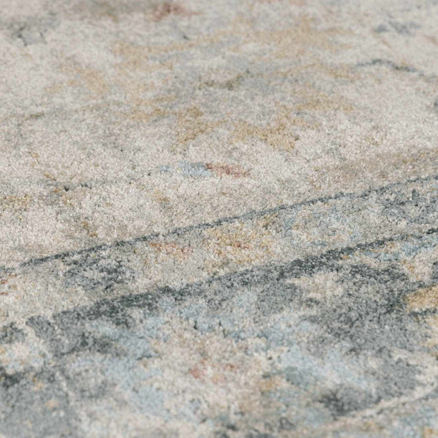 Ahmaud Beige & Light Gray Thick Luxe Area Rug