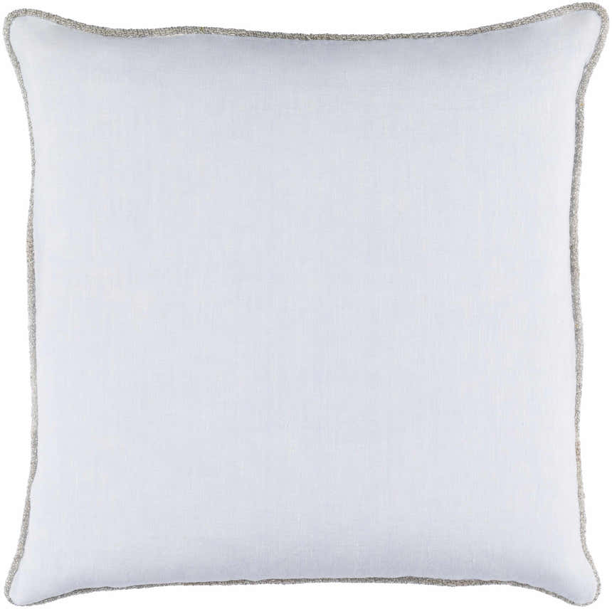 Aylesford Pale Blue Linen Throw Pillow - Clearance