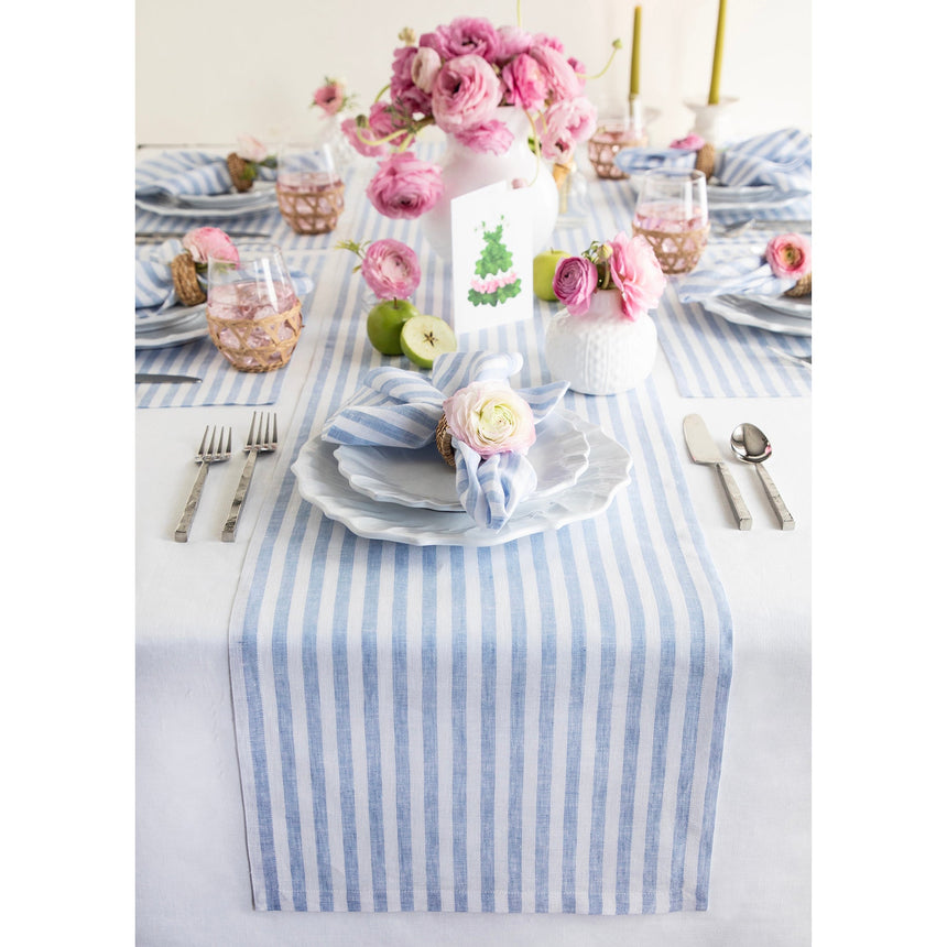Amalfi Stripe Table Runner