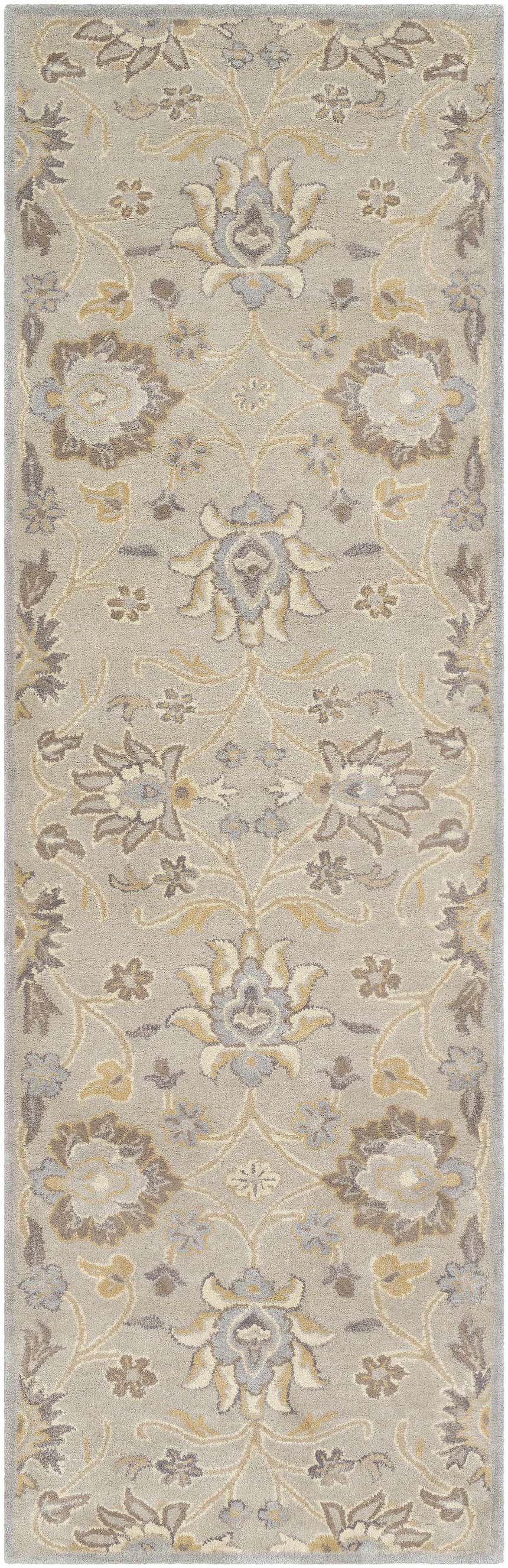Made to Order Custom Size Conesus Hand Tufted Ivory & Taupe 1192 Area Rug