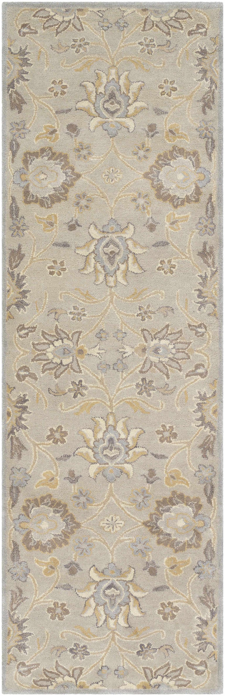 Made to Order Custom Size Conesus Hand Tufted Ivory & Taupe 1192 Area Rug