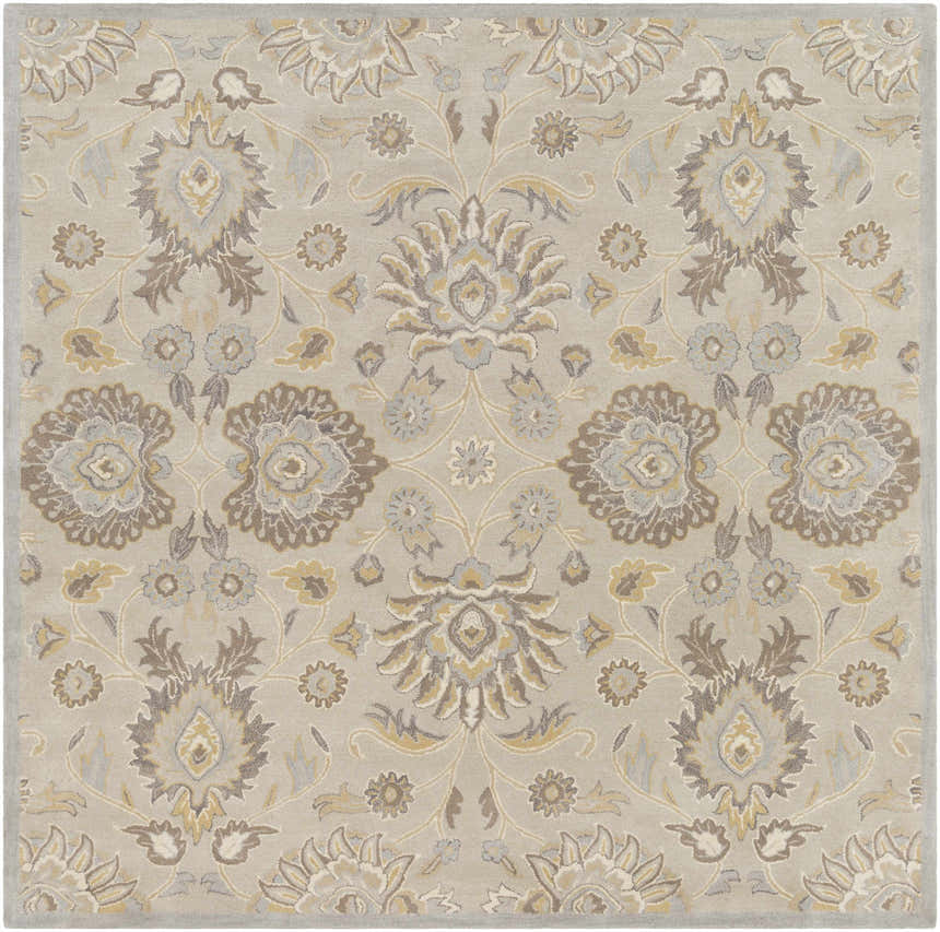 Made to Order Custom Size Conesus Hand Tufted Ivory & Taupe 1192 Area Rug