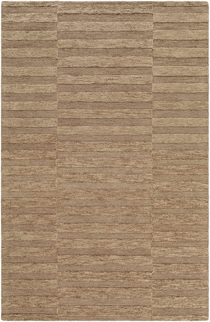 Idaho Broken-Striped Brown Area Rug | Our PNW Home X Livabliss