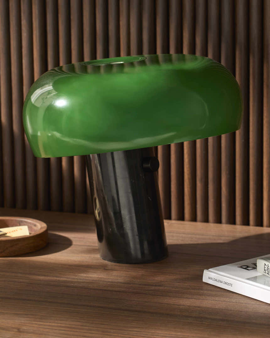 Bachatskiy Green Table Lamp