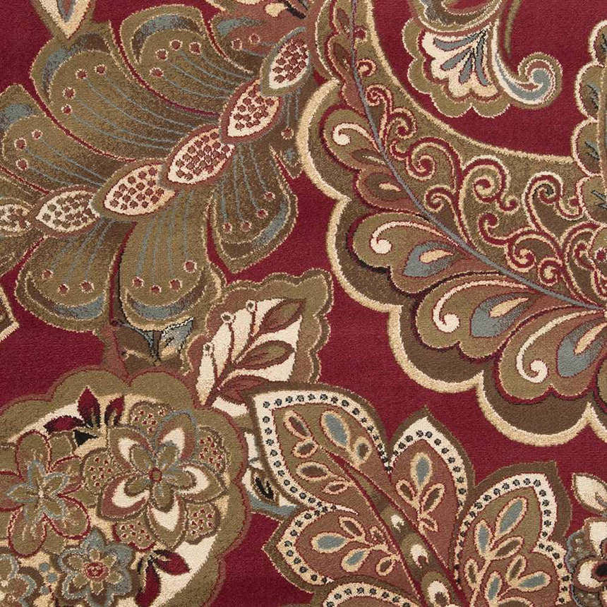 Sample Beedeville Red Floral Rug