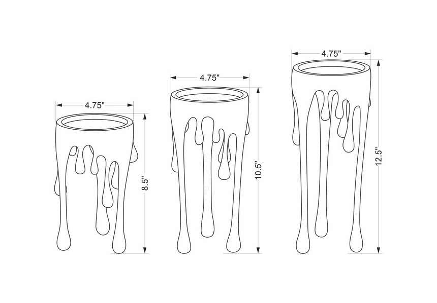 Bredevoort Black Candle Holder
