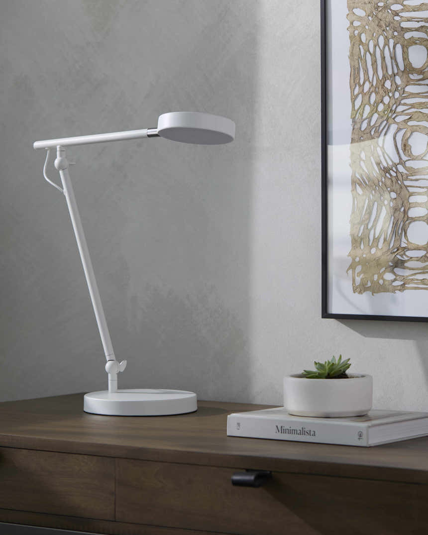 Biandronno White Table Lamp