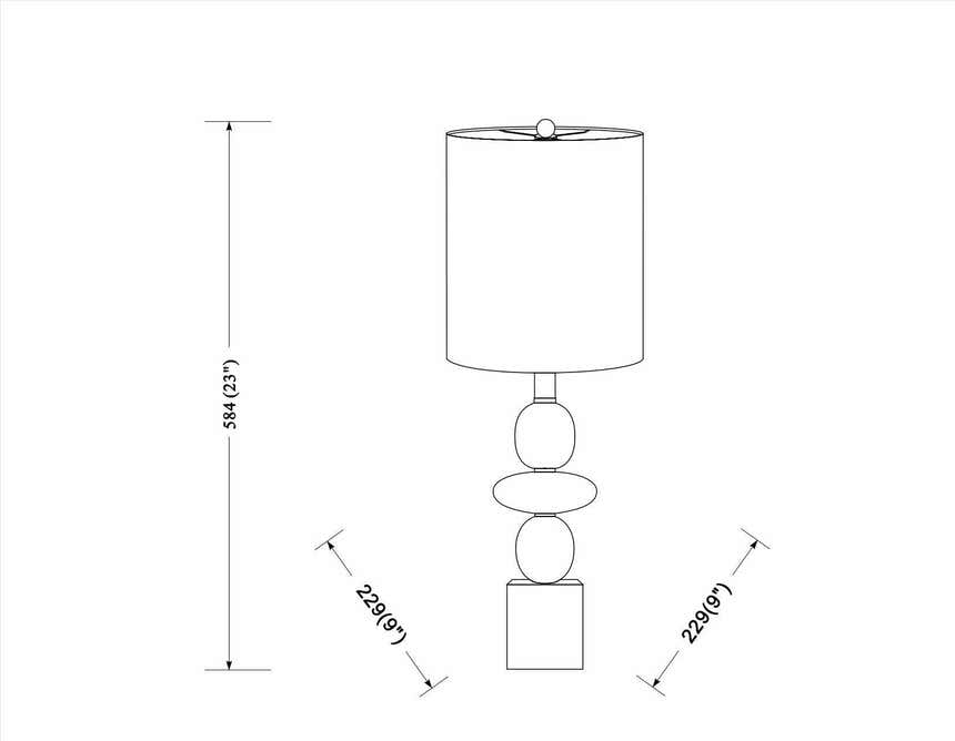 Barichara Cream Table Lamp
