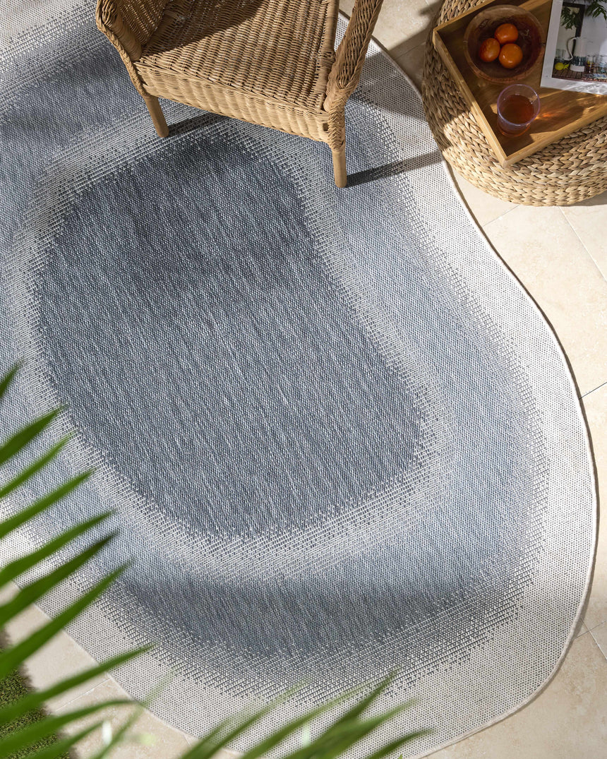 Burian Blue Area Rug