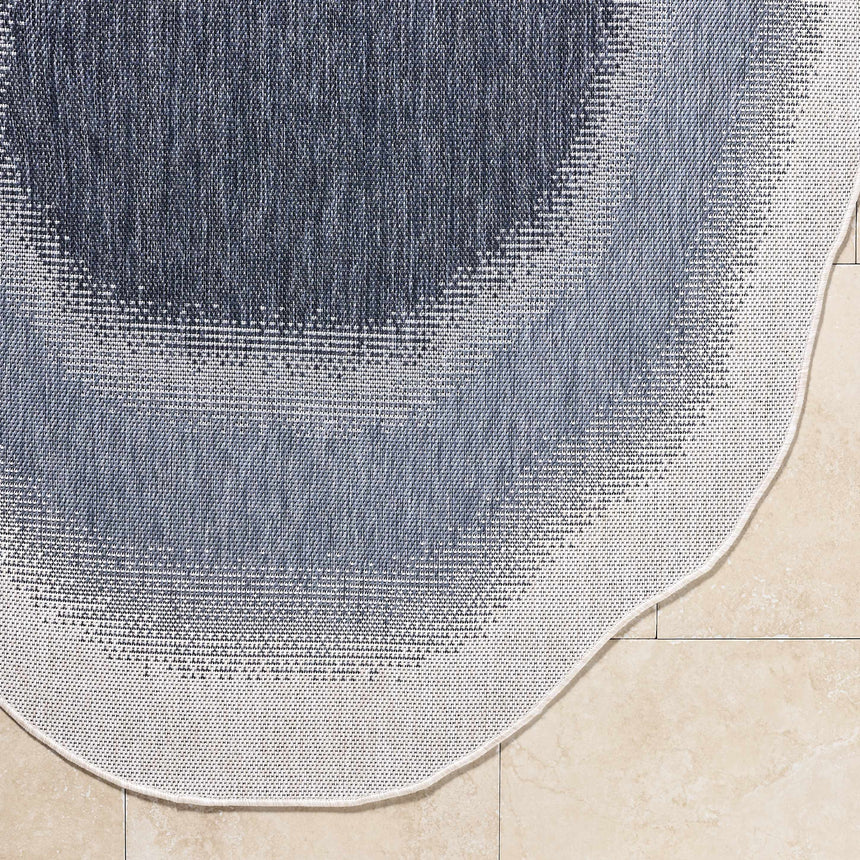 Burian Blue Area Rug