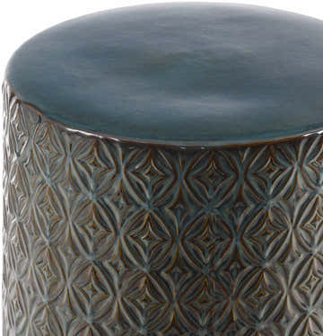 Bernstein Blue Outdoor End Table