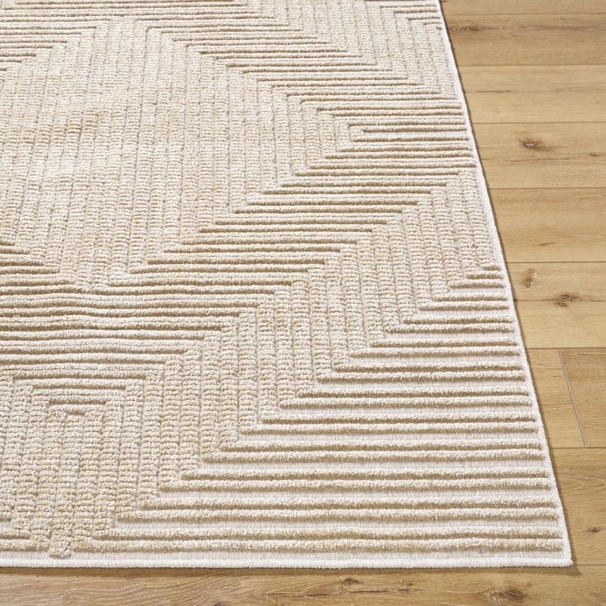 Briana Brown Washable Area Rug