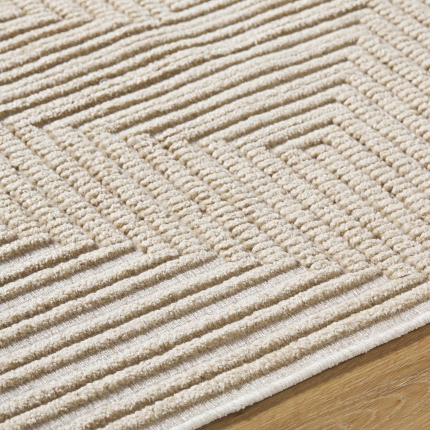 Briana Brown Washable Area Rug