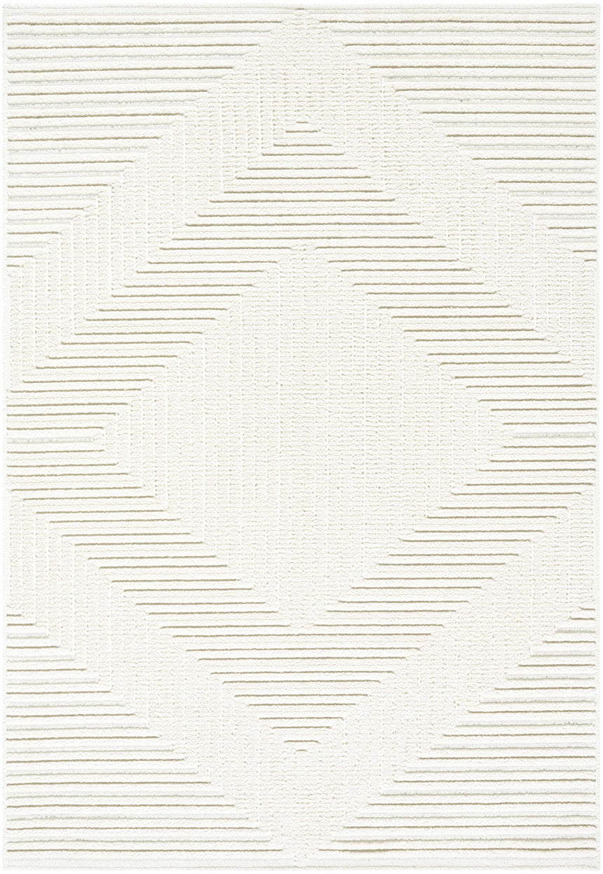 Briana Off-White Washable Area Rug
