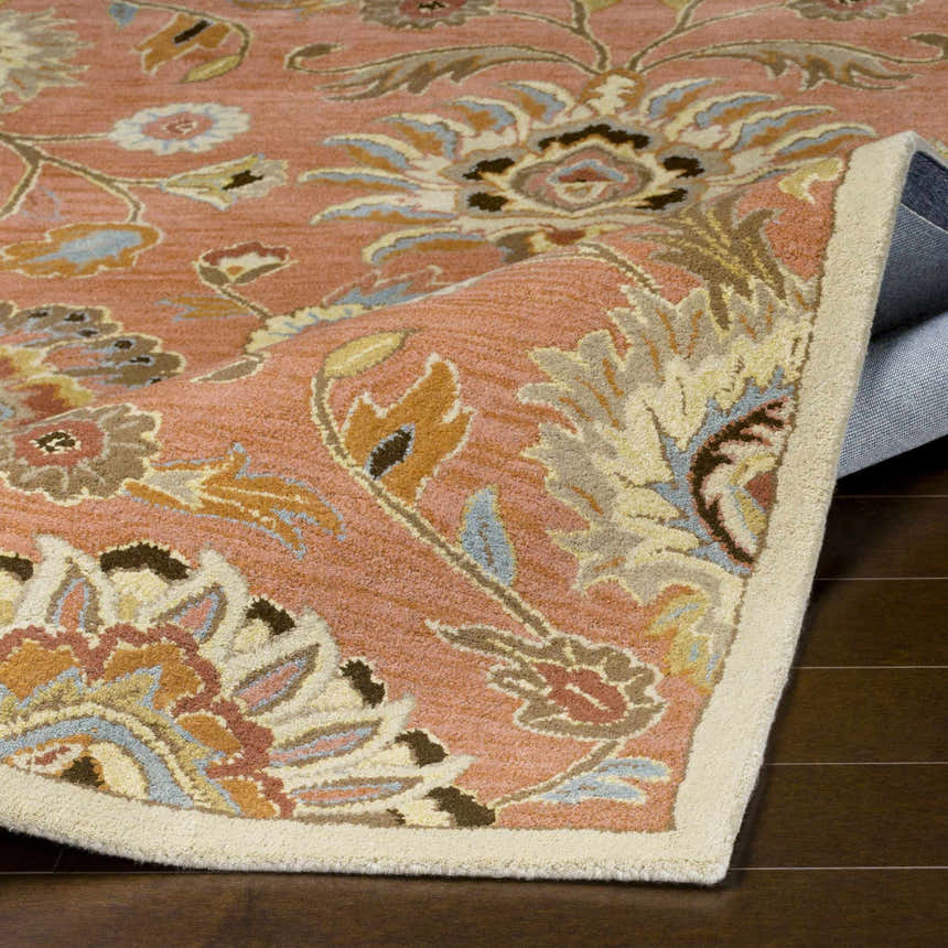 Made to Order Custom Size Conesus Hand Tufted Burnt Orange 1112 Area Rug