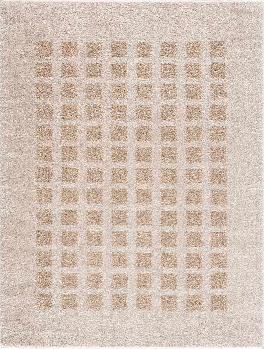 Baback Beige Washable Area Rug
