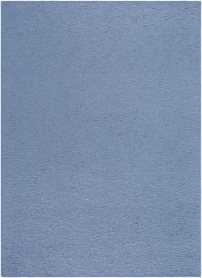 Breena Slate Blue Washable Area Rug