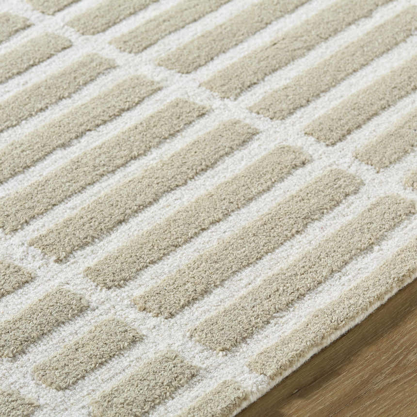 Made to Order Custom Size Bendek Beige Area Rug