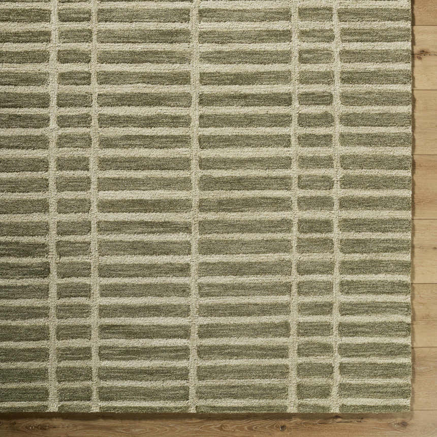 Made to Order Custom Size Bendek Olive Area Rug
