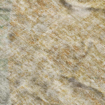Close-up of Dalyn Luxury Boca BO11 Taupe Washable Area Rug, featuring beige, caramel, ivory, sage, and tan colors.
