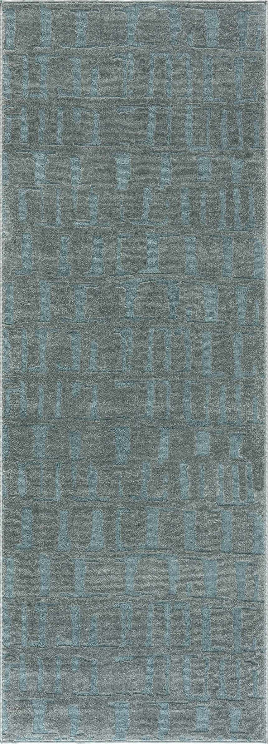 Sample Dragan Gray Modern Washable Area Rug