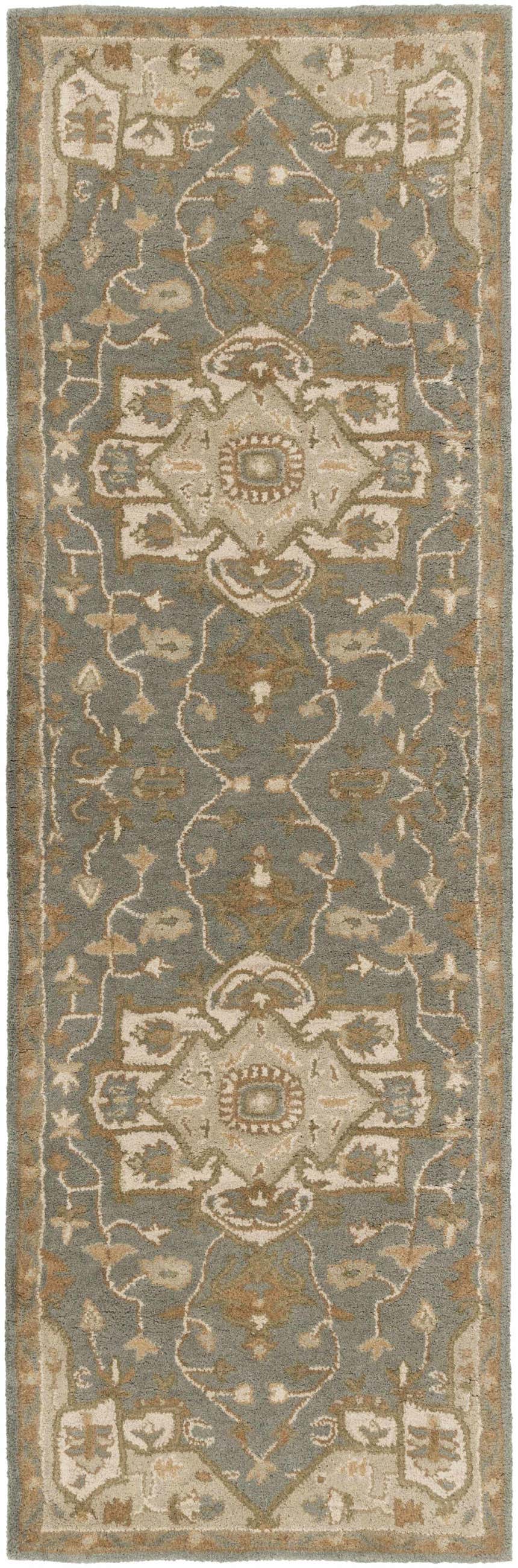 Made to Order Custom Size Broomfield Hand Tufted Gray 1144 Area Rug