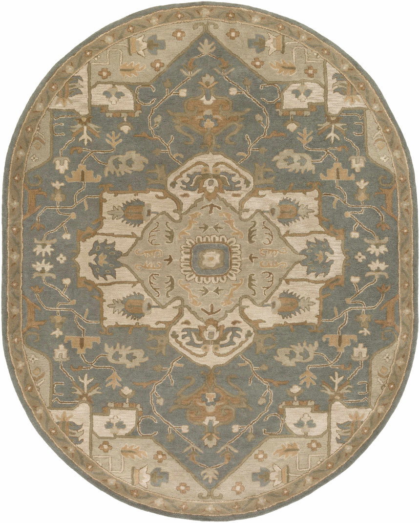 Made to Order Custom Size Broomfield Hand Tufted Gray 1144 Area Rug