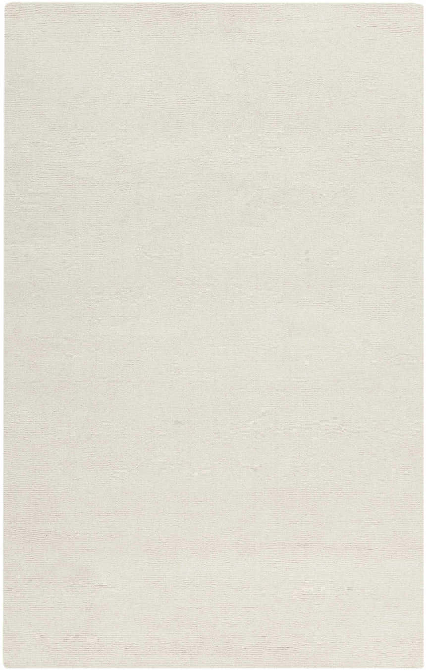 Made to Order Custom Size Brockton Solid Wool Light Beige Area Rug