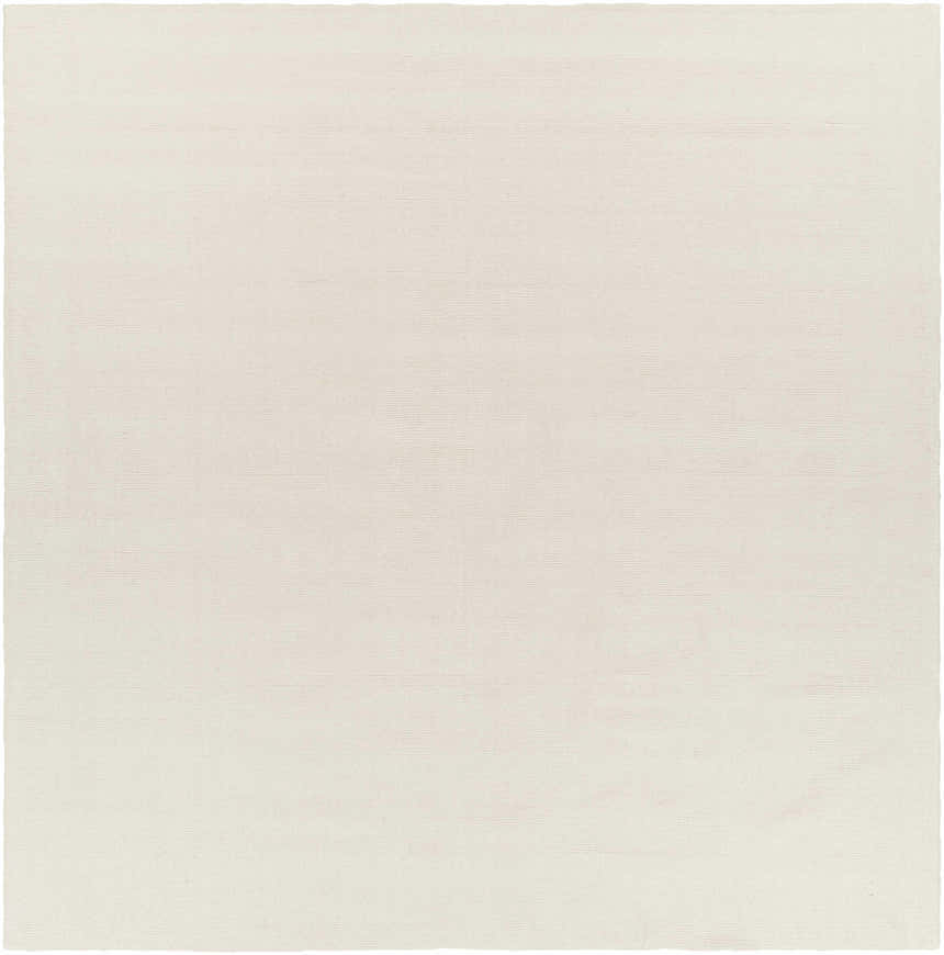 Made to Order Custom Size Brockton Solid Wool Light Beige Area Rug