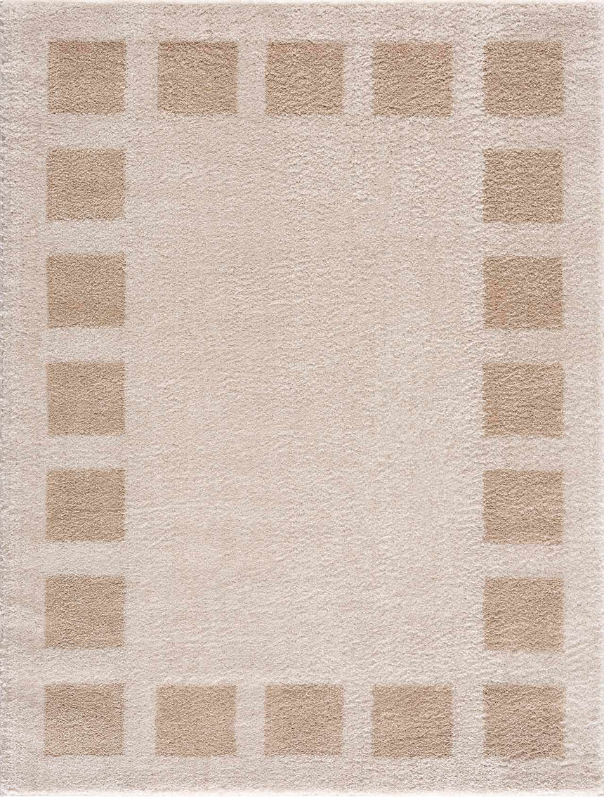 Beynon Beige Washable Area Rug