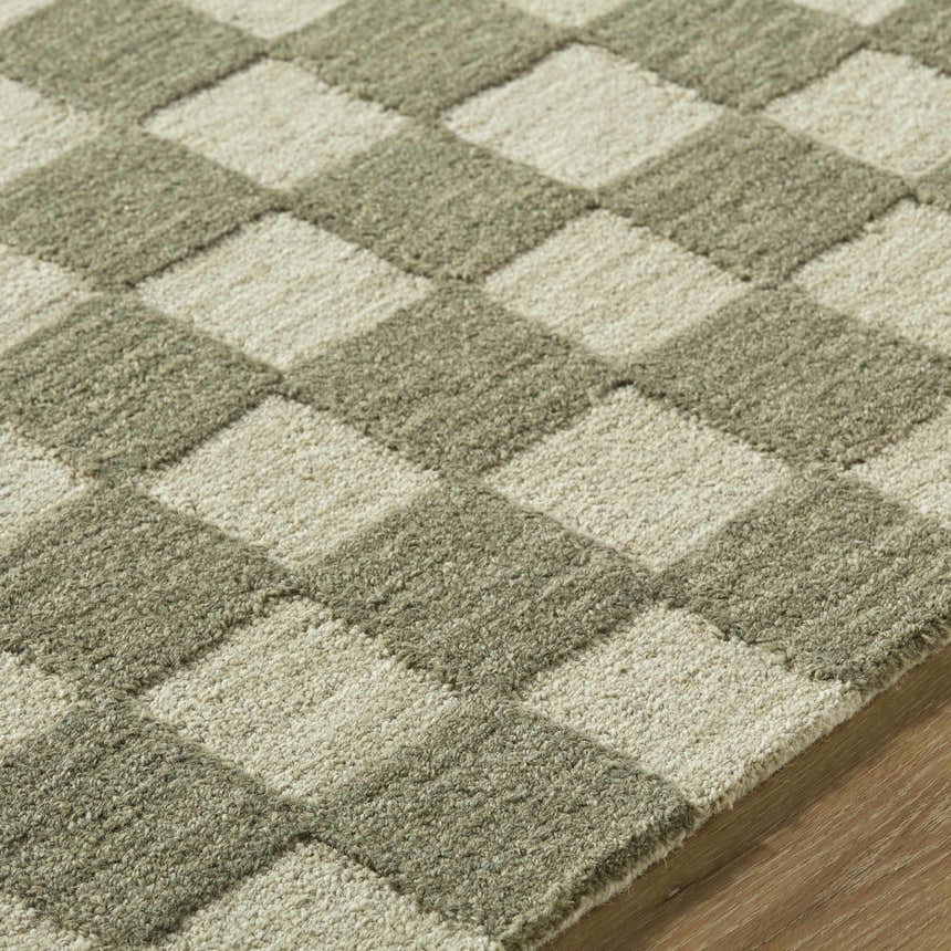 Made to Order Custom Size Amparo Olive Area Rug