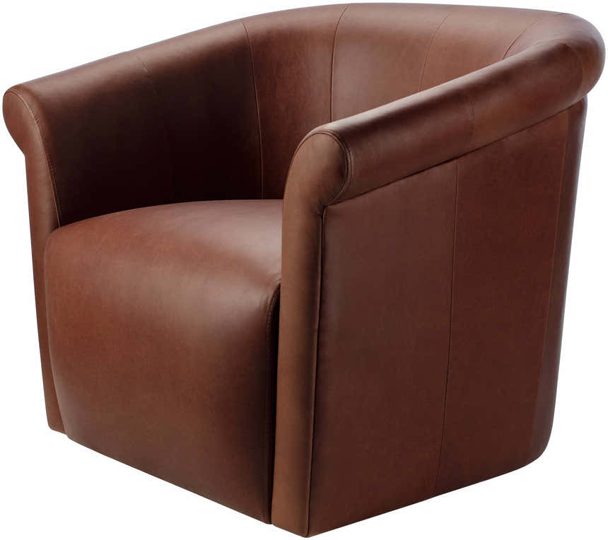 Bisignano Brown Swivel Chair - Clearance