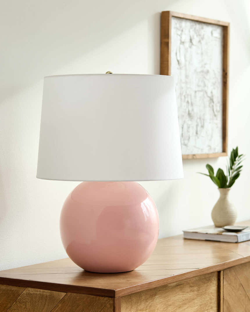 Bhadravati Pink Table Lamp
