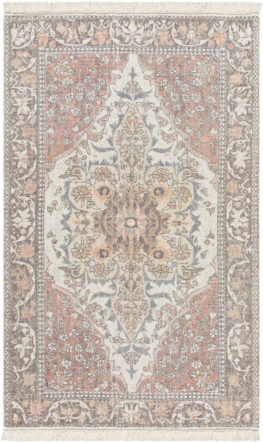 Bohdan Terracotta Area Rug
