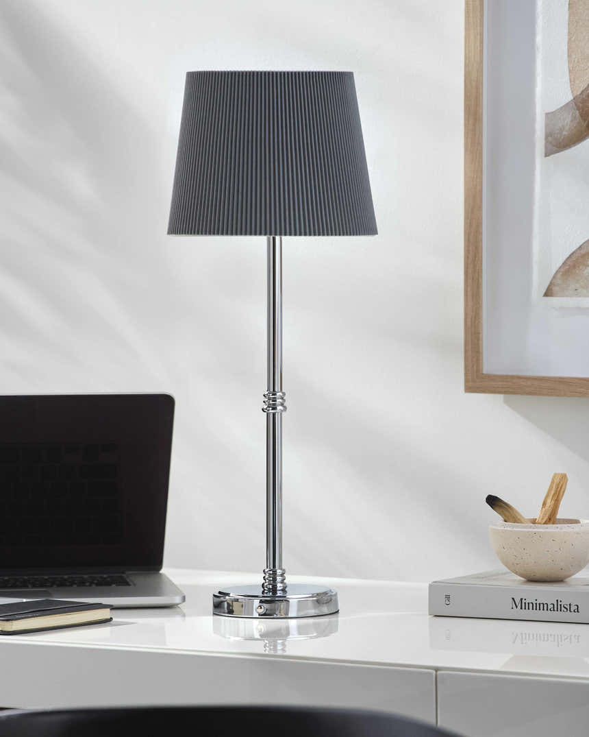 Baijiantan Metallic - Nickel Table Lamp