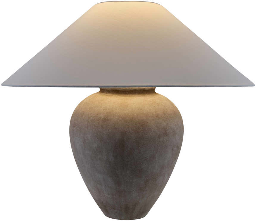 Galey Dark Red Alix x Livabliss Camden Ford Table Lamp