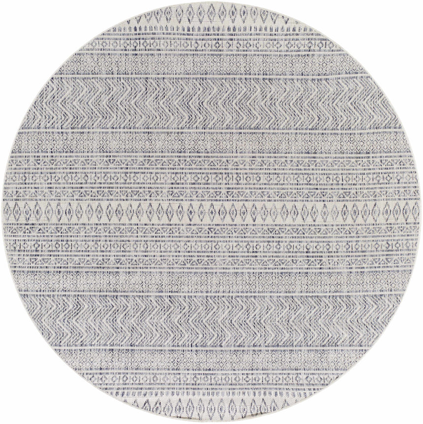 Madras Navy All Over Performance Rug