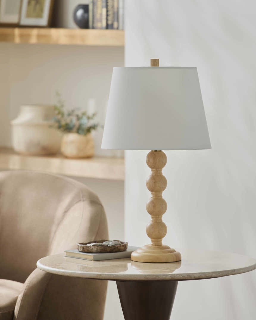 Cremenaga Beige Table Lamp