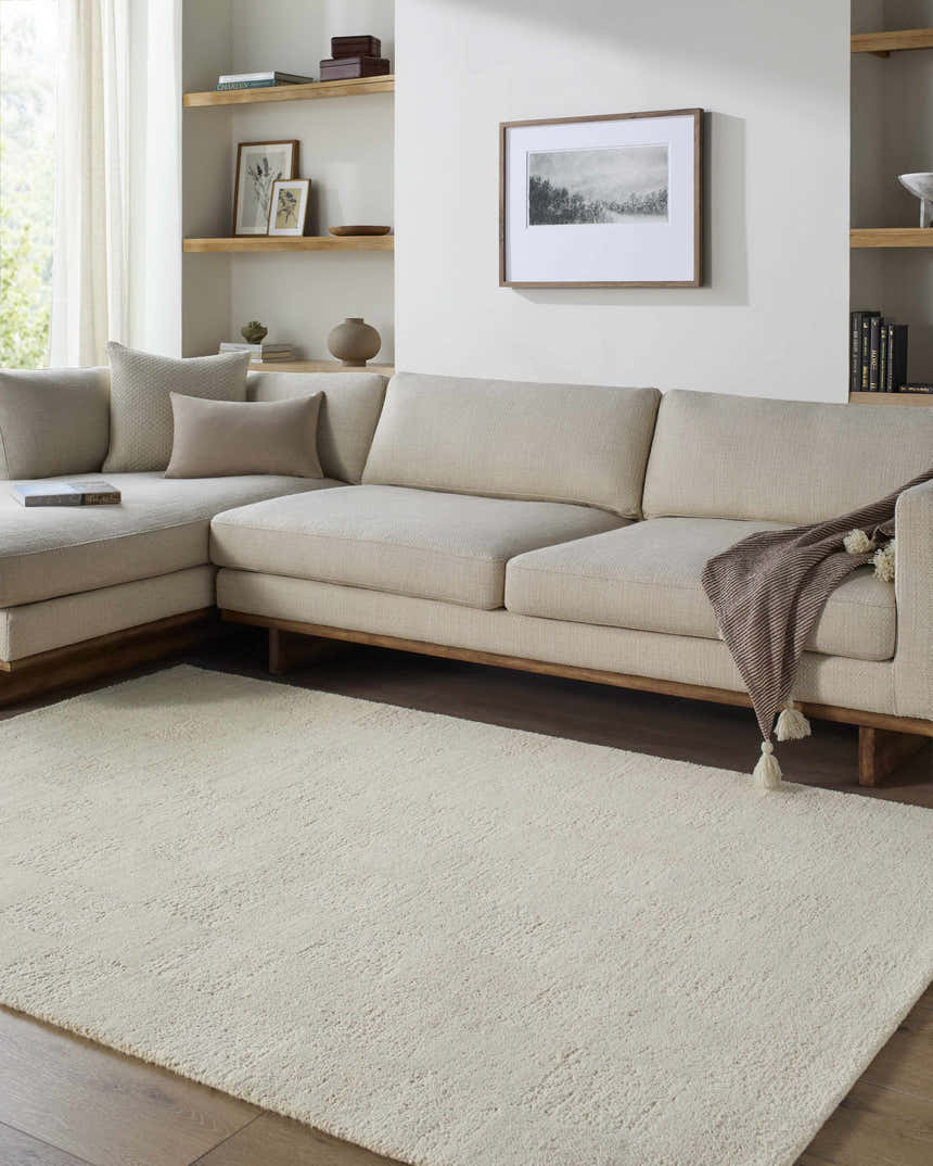 Made to Order Custom Size Chasya Ivory Area Rug