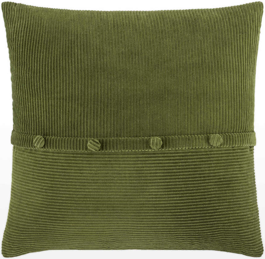 Suvoa Olive Cotton Throw Pillow