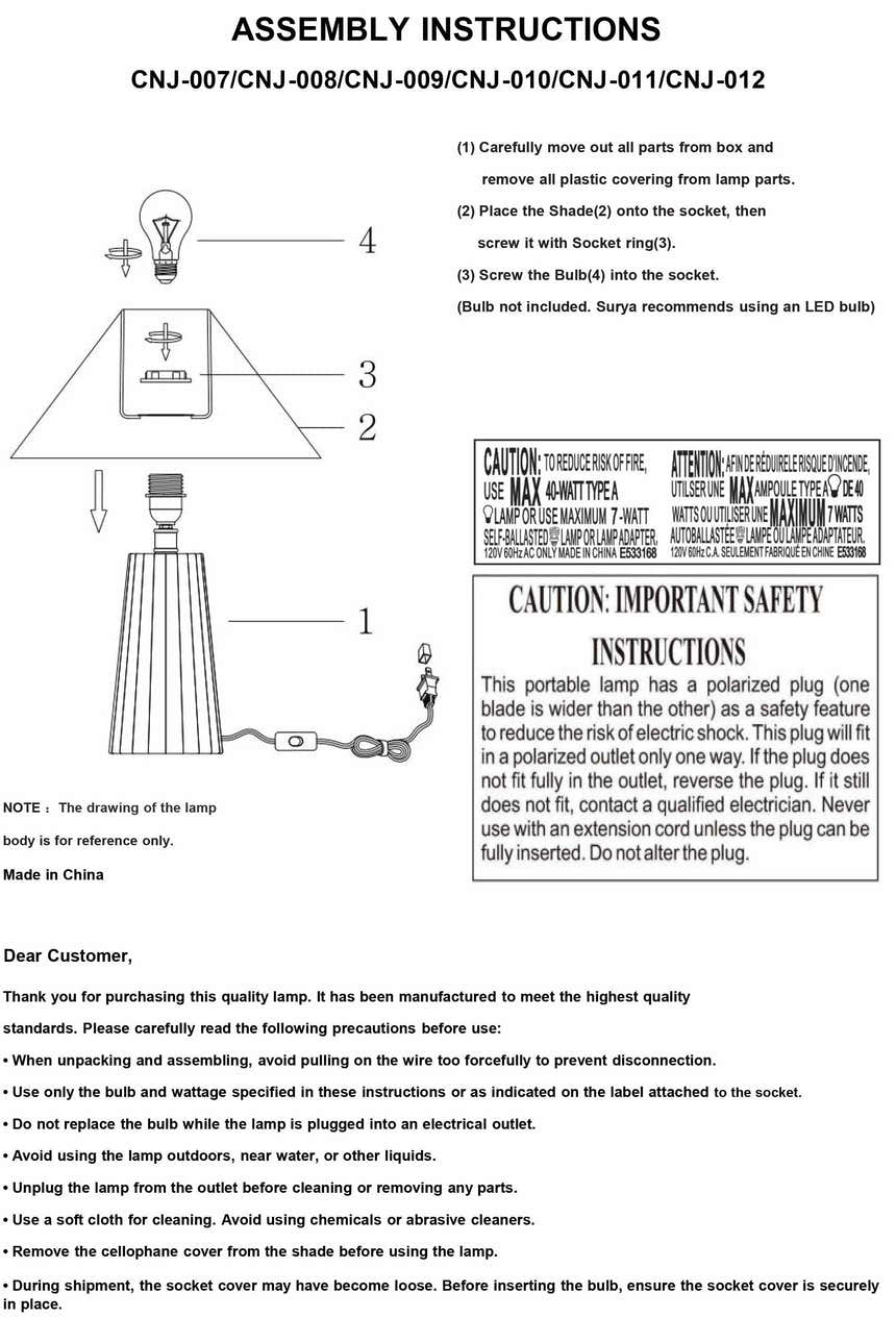 Alfonsine White Table Lamp