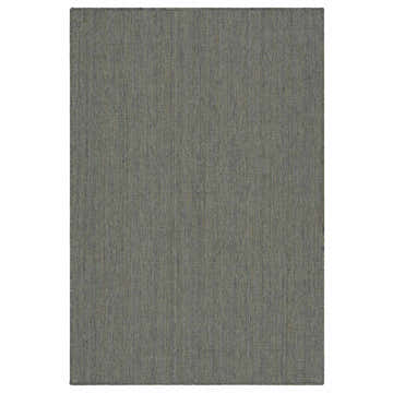 Close-up of the hand-loomed Dalyn Chambal CH1 Green Area Rug. The rug has a casual style and a subtle woven texture.