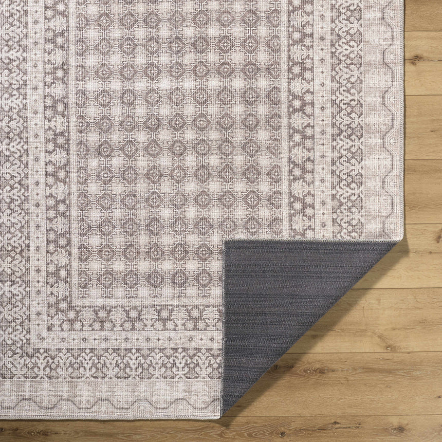 Rainier Light Brown Washable Rug | Our PNW Home X Livabliss