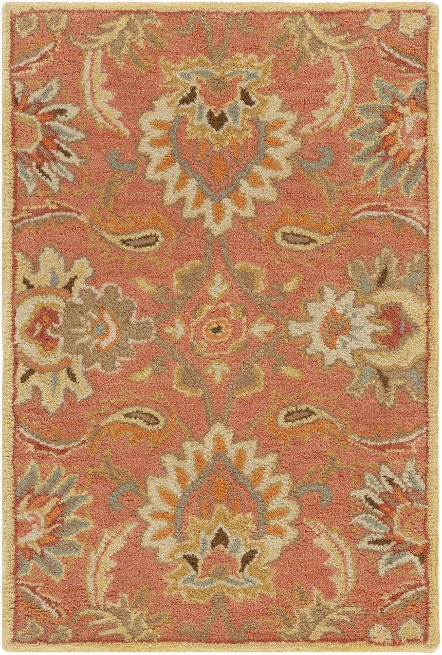 Made to Order Custom Size Chesterton Hand Tufted Orange 1112 Area Rug