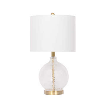 Ciel Contemporary Glass Textured Table Lamp