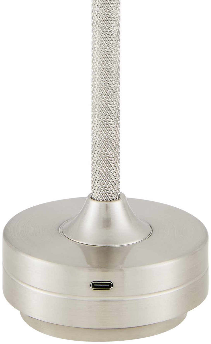 Carbellino Metallic - Nickel Table Lamp