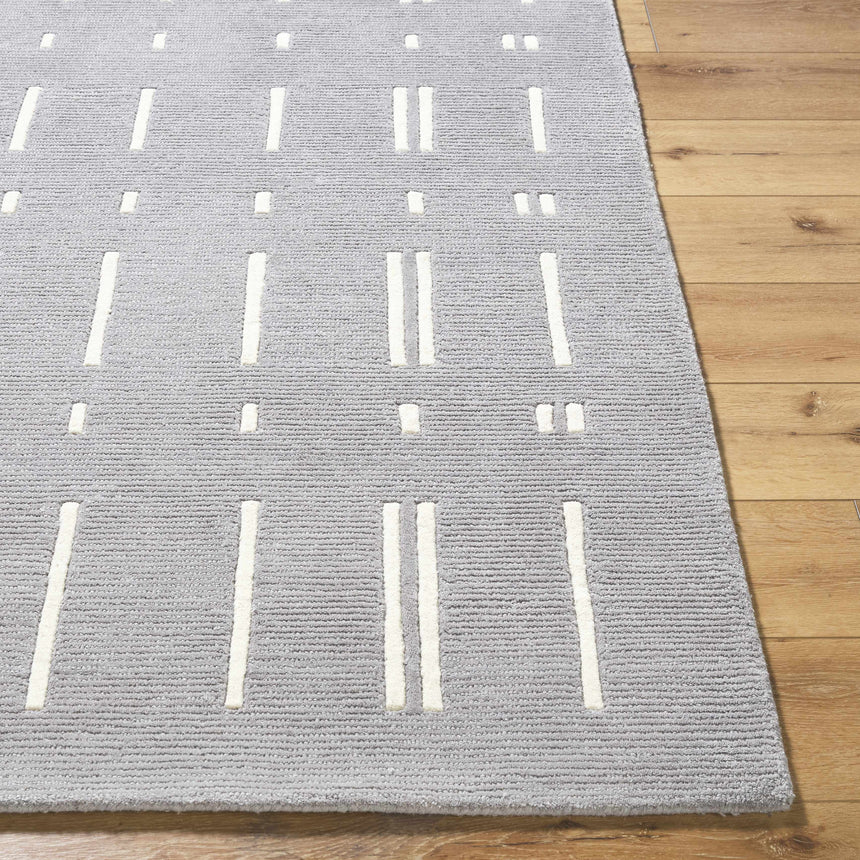Made to Order Custom Size Charan Slate Gray Area Rug