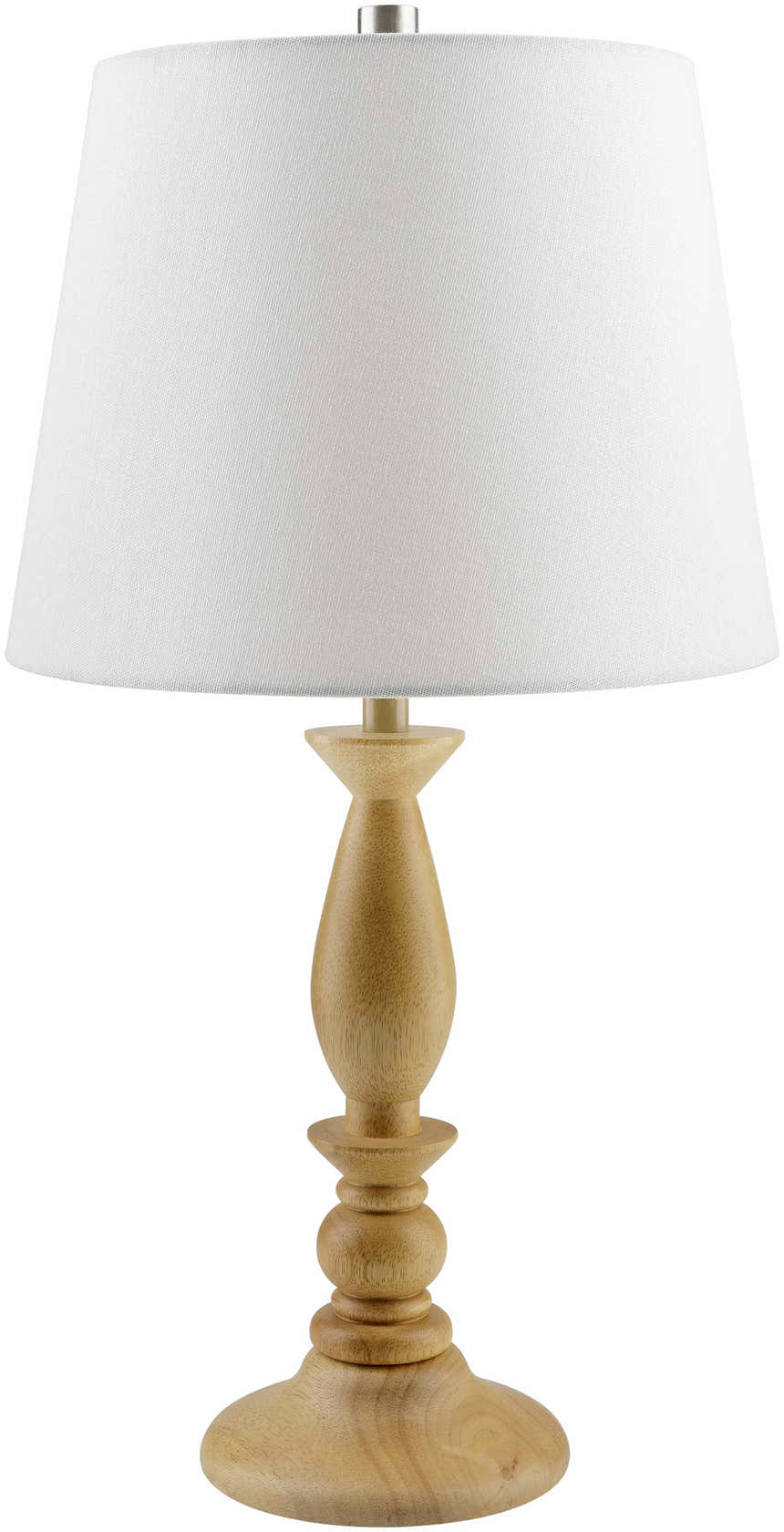 Utsunomiya Cream Wood Table Lamp