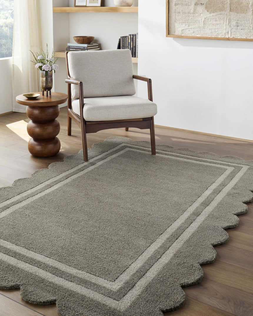 Made to Order Custom Size Chogan Stone Gray Area Rug