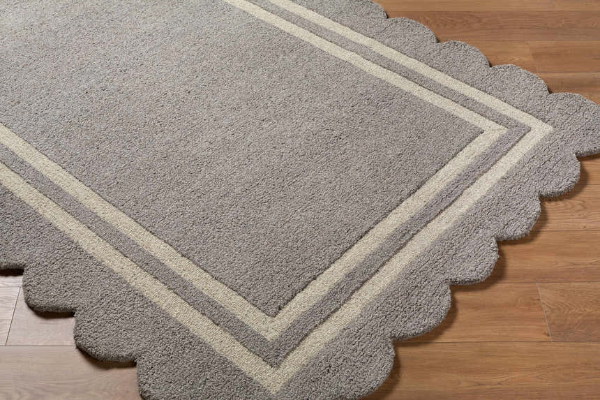 Made to Order Custom Size Chogan Slate Gray Area Rug